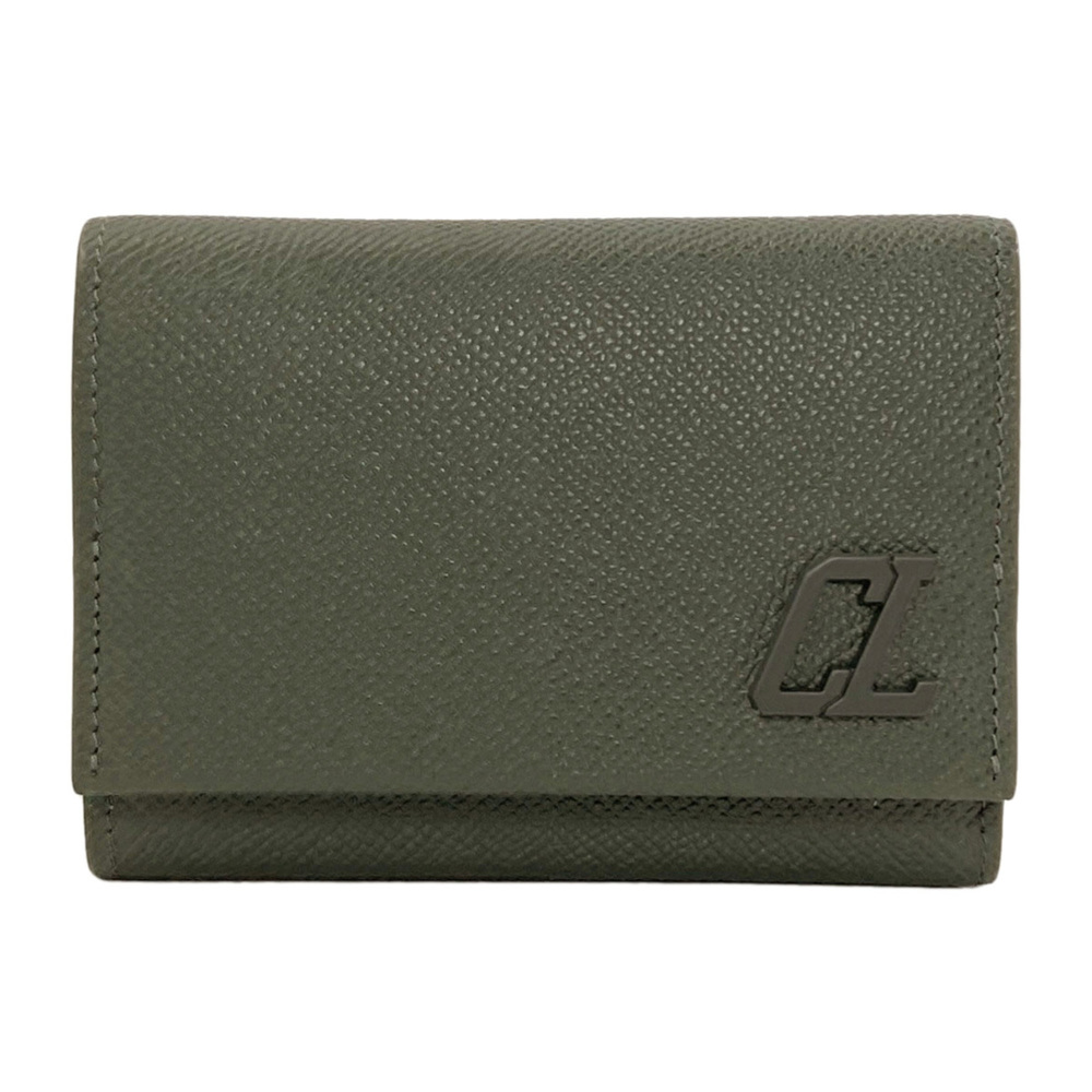Christian Louboutin Logo Tri-fold Leather Wallet for Women